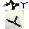 Premium 4 X Triangle Suspender Holder Bed Mattress Sheet Straps Grippers Fasteners For Secure Bedding