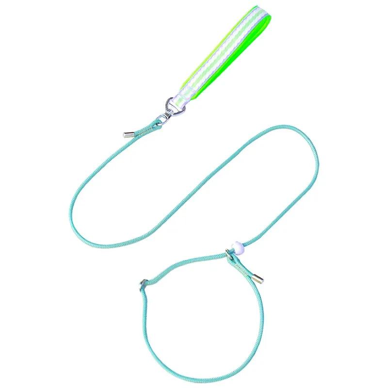 

Dog Leash P Chain Leashes for Dog Walking Adjustable Dogs Leash Nylon P Chain Dogs Leashes Puppy Training 150cm Rope Pet Puppies 0.6X150CM зелёный