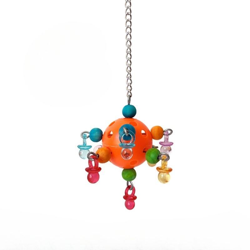 

Игрушки для попугаев, Пионы Черного Феникса, Шарики для птиц малого и среднего размера, Разрушение, Вентиляция, Грызение, Шарик с отверстиями, Принадлежности для птичьей клетки single ball