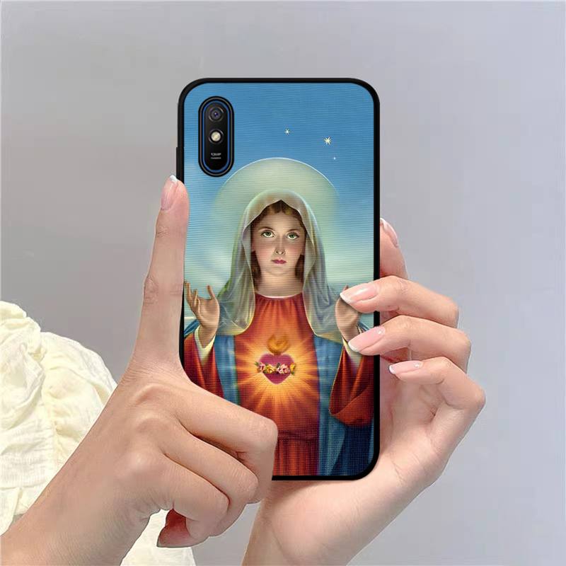Custodia per telefono Vergine Maria e Cristo per Redmi 9A 8A 7A 7 6A 5A 5 Plus 4X S2 GO K20 K30 6 Note 8 9 Pro Cover