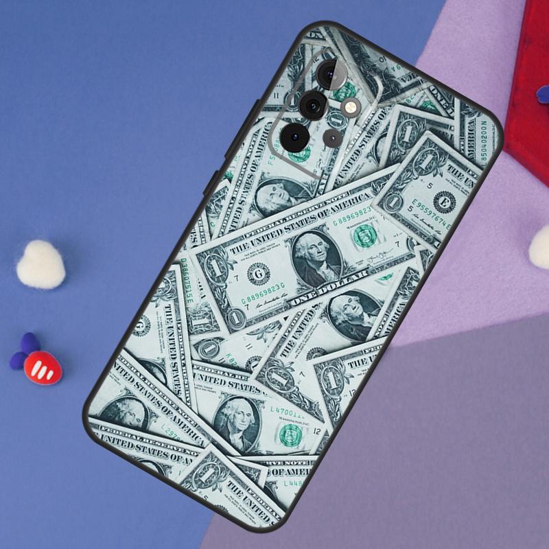 Banknote Dollar Cash Money Case For Samsung Galaxy A54 A34 A24 A14 A53 A33 A23 A13 A52 A32 A22 A12 A51 A71 A52S Cover