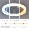 E27 Screw Ceiling Fan Lamp 2-in-1 LED Light Ceiling Fan Modern LED Fan Light  Restaurant