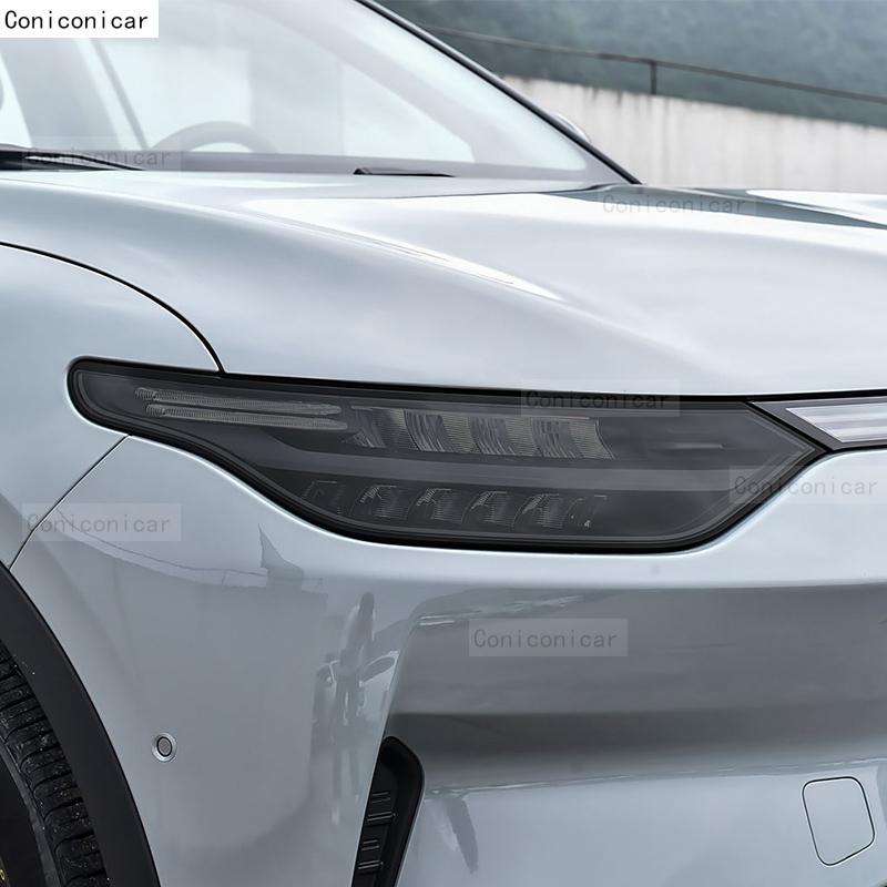 Für LEAPMOTOR C11 2025 Auto Scheinwerfer Geräuchert Schwarz TPU Schutzfolie Frontlicht Tönung Farbwechsel Aufkleber Zubehör