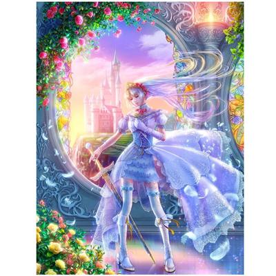 Pilna apaļa/kvadrātveida 5D diy Dimanta glezna Skaista multfilma anime Dimanta izšūšana Krustdūriena komplekti Mājas dekors Roku darbs Dāvanas