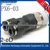 Genuine Japan PISCO Y-Type Manifold Connector: PX6-01, PX6-02, PX6-03, PX6-M5, PX6-M6