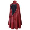 Superhero Red Cape for Kids Adults Halloween Stage Performance Cosplay Costume