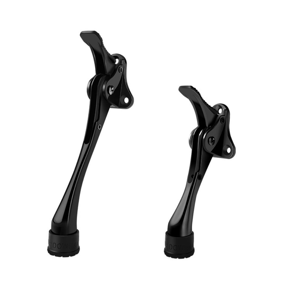 New Zinc Alloy Kick Down Door Stopper Self Adhesive Easy Pedal Door Stopper Hardware Anti Collision Floor Holder Door