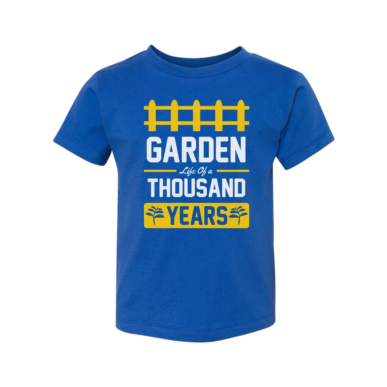 

Garden Life Of A Thousand Years Unisex Graphic T Shirt With Fence Motif For Gard S