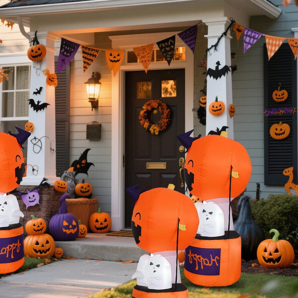 Halloween Inflatable  Glowing  Decoration Party Party Home Decoration Ornaments Easy To Install And Full Of Atmosphere