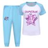 5034 Kinder Mädchen Rumi Zoey Mira Hunters Print T-Shirt Hose Hose Kleidungsset