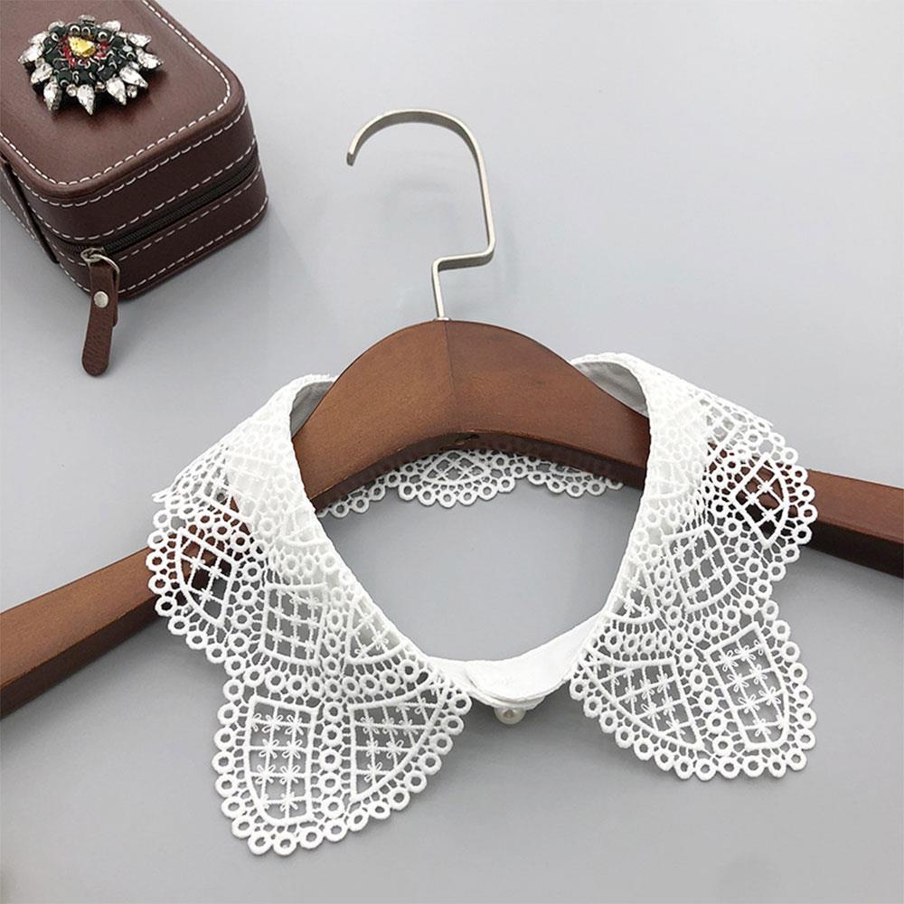 Embroidered False Collar Elegant Shirt Single Collar Versatile Detachable Fake Collars Sweater Dress Neckline Cat Ear Collar Tip