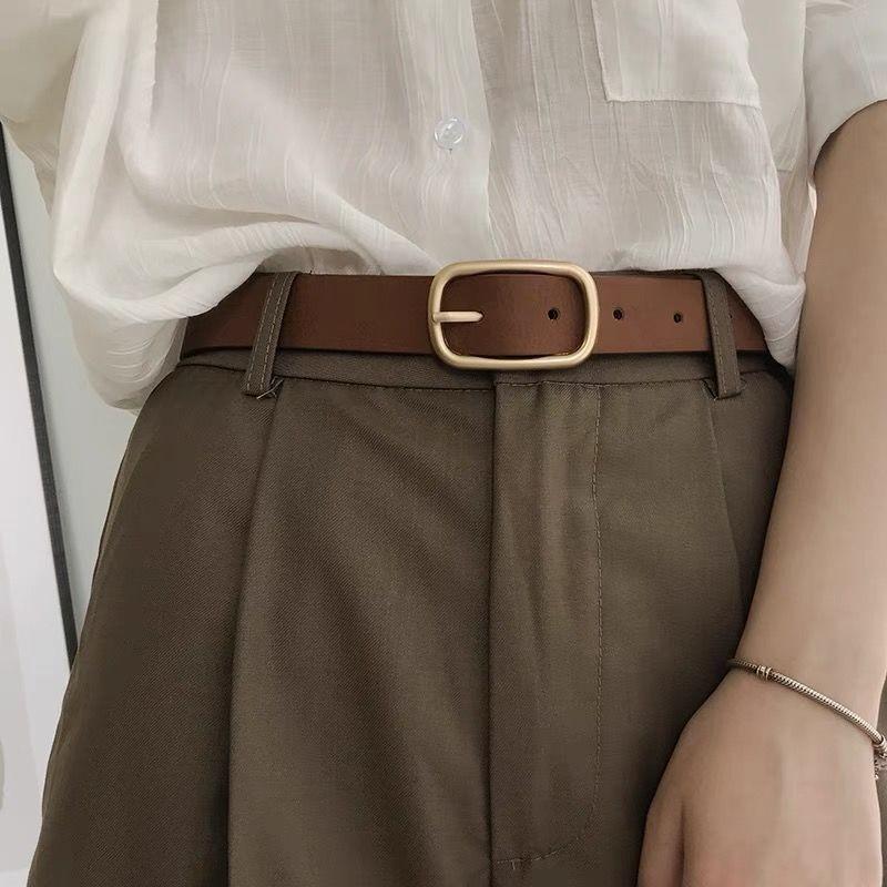 

Black Pu Minimalist Buckle For Womens Summer Essentials Ideal For Every Outfit Brown 8855