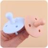Baby Silicone Pacifier Safe Food Grade Teether Newborn Soother Solid Color Dummies Silicone Nipple For Baby Chew Accessories