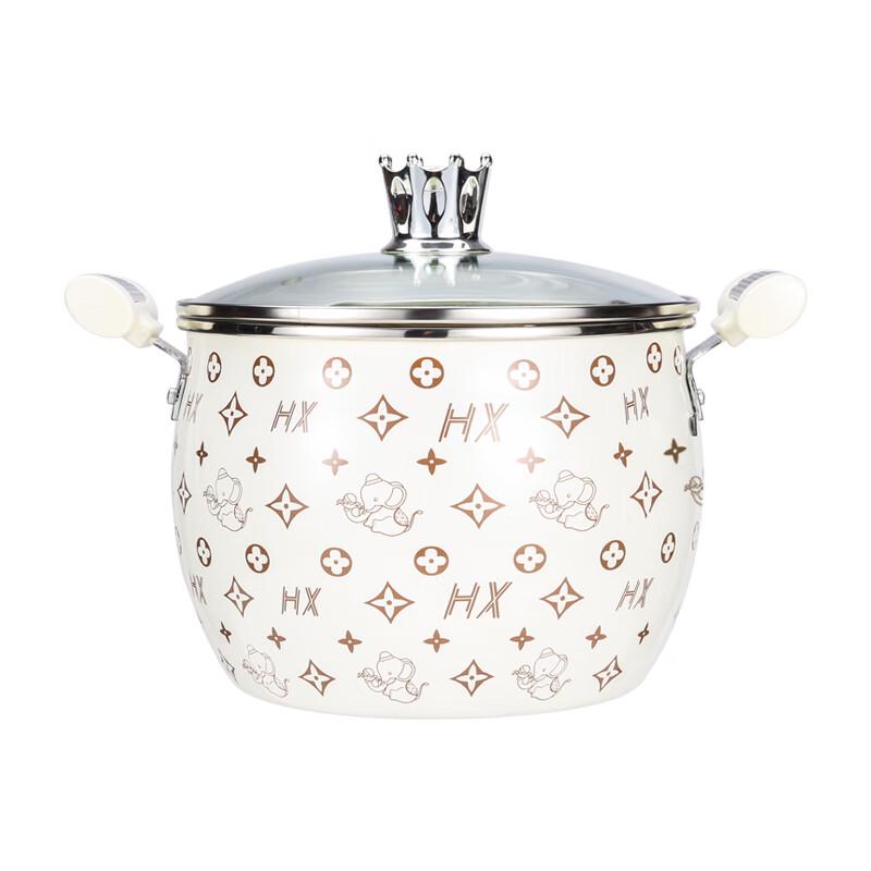 Huoxiang Crown Enamel 6L Soup Pot