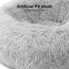50-80cm Round Pet Bed Long Plush Cat House Dog Bed for Medium Dogs Soft Cat Nest Kennel Dog Mattress Pet Supplies