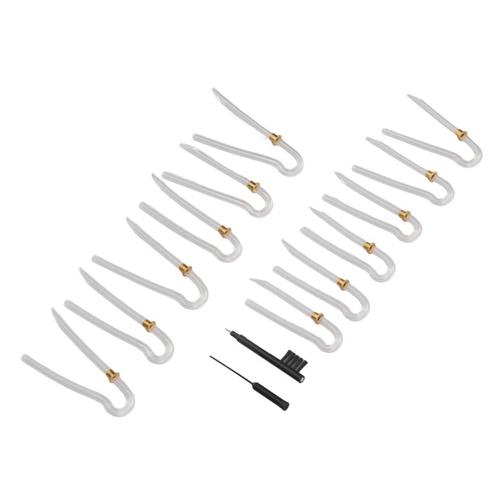 Hearing Amplifier BTE Tube Cleaning Brush Professional Preformed Hearing Amplifier Tube with Metal Lock