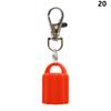 High Quality Practical Silicone Keychain Cap Portable Durable Holder Keychain Compatible For Lip Balm Lipstick Storage Cap