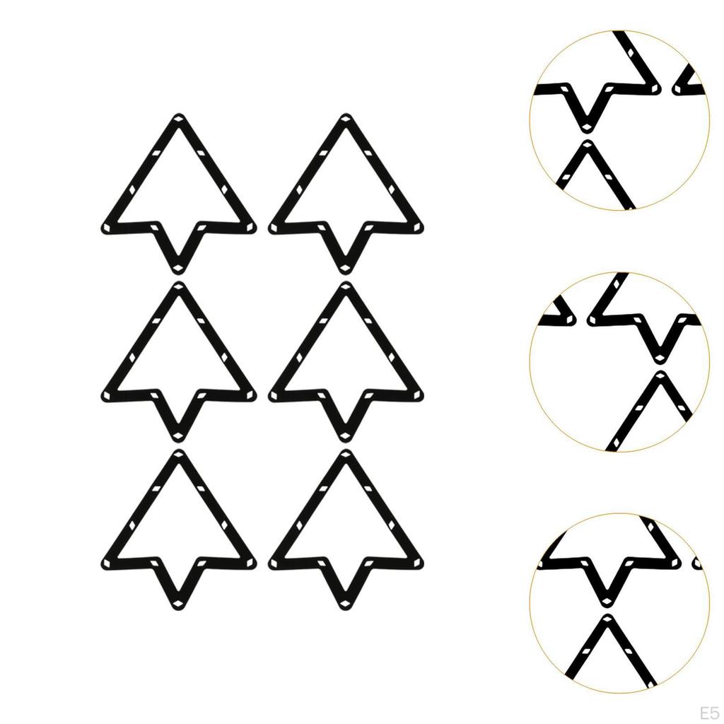 6Pcs Magic Rack Sheet Snooker Pool Billiard Point Stickers Table Marker 3pc 8ball 9ball