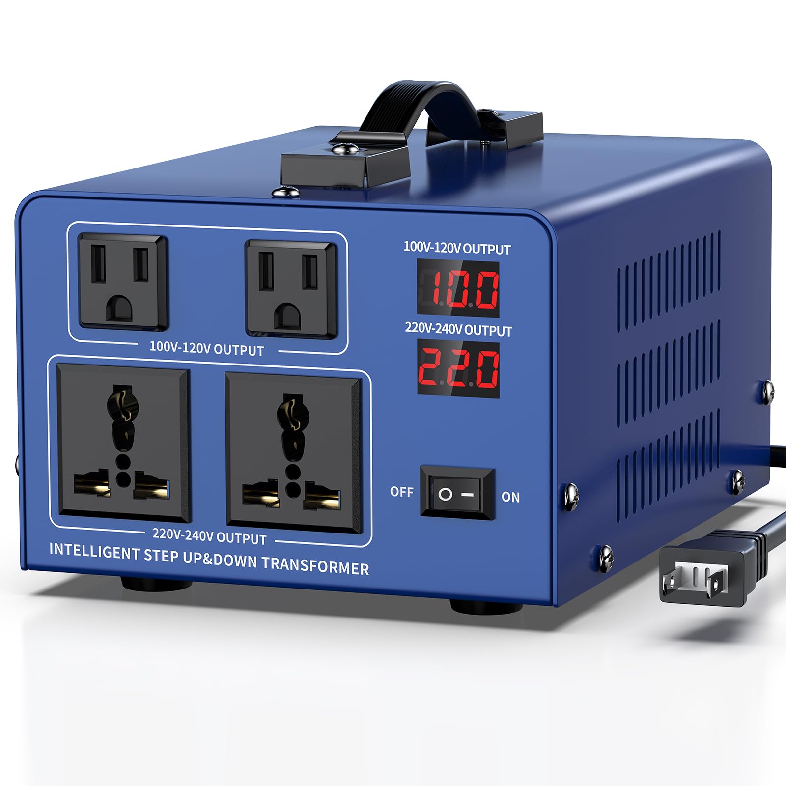 

JARXIOKE 1000W 100V to 220V Converts to for Using Overseas Electrical Appliances in Voltage for Overseas Travel Transformer, Step-Up/Step-Down