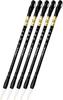 Calligraphy Brush Set for Elementary and Middle School and Medium 5 Brushes UB-Lab. Students, Adults, Beginners, Professionals, (No. 4),