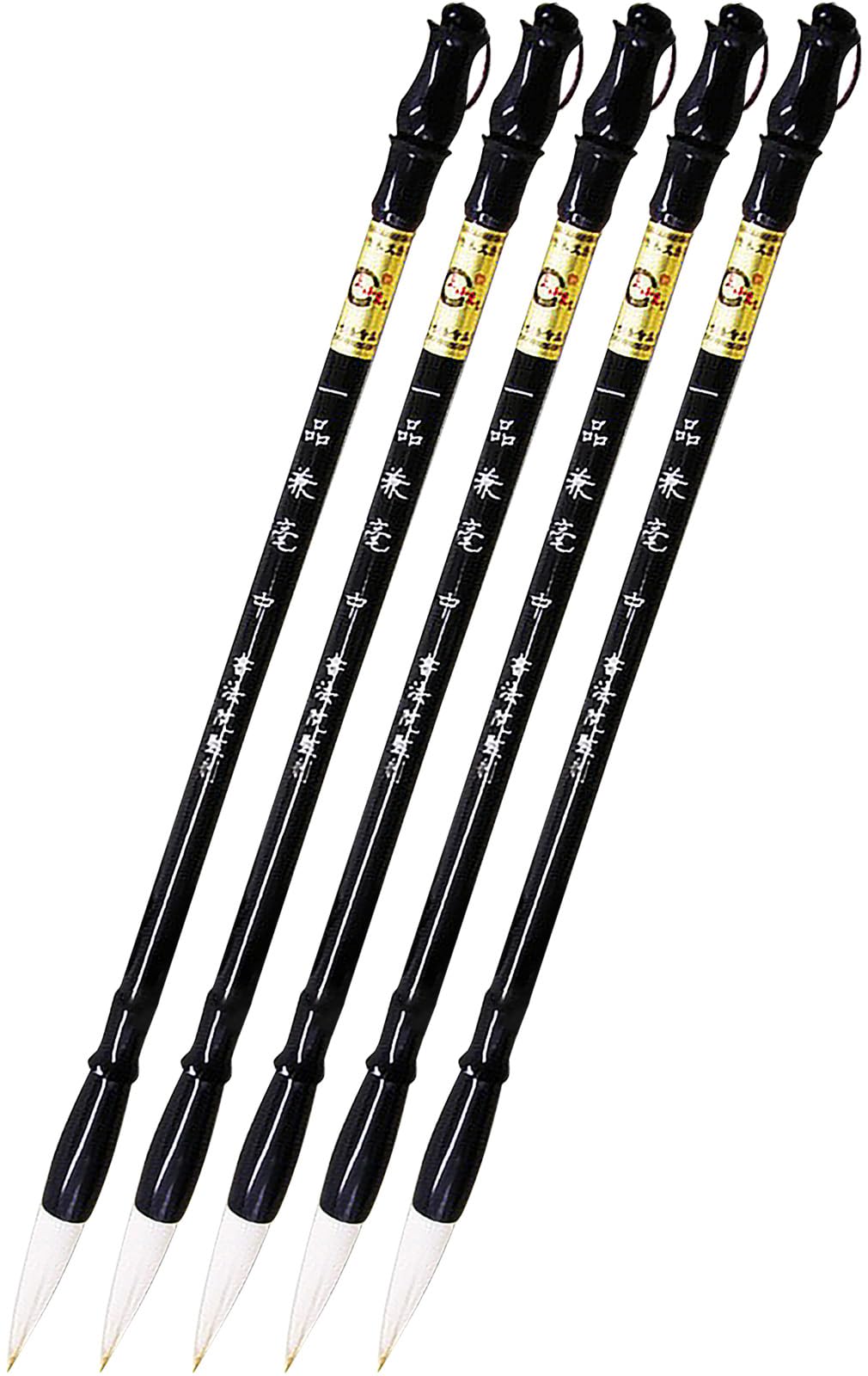 

Набор кистей для каллиграфии для начальной и средней школы и средний 5 кистей UB-Lab. Студенты, Взрослые, Начинающие, Профессионалы, (нет. 4), чёрный