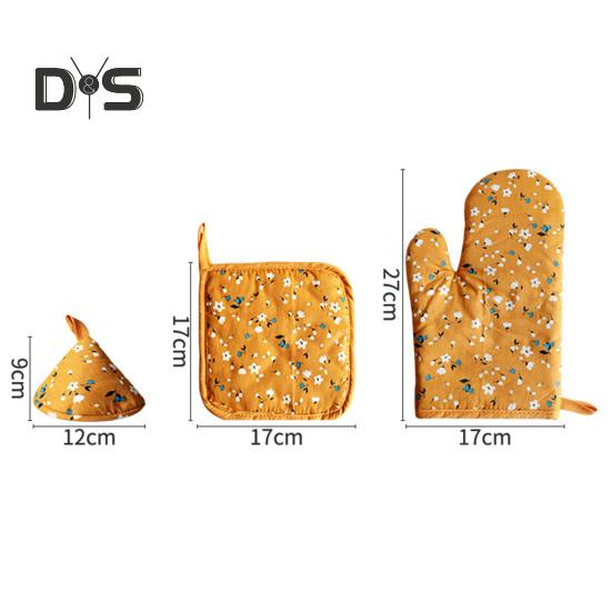 Heat Resistant Oven Glove Anti Skid Soft Safe Pot Cap Kitchen Tools