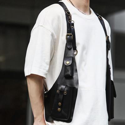 Bolso bandolera estilo steampunk, tipo cartera, informal, moderno y duradero, para cosplay