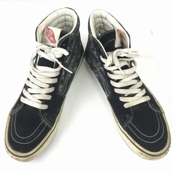 VANS×BEAMS MADSAKI BEAMS SK8-HI High Top Sneakers [27.5/Schwarz] Charakter-Print(GEBRAUCHT)