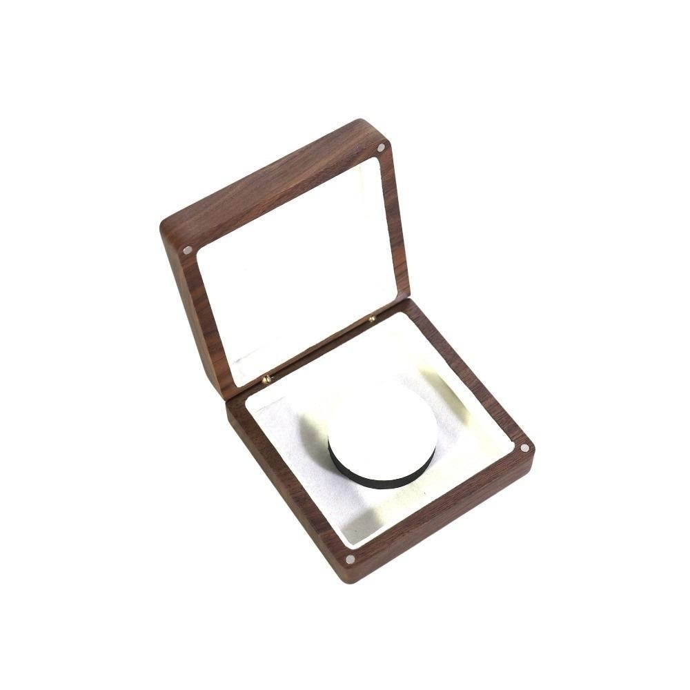 Square Walnut Wooden Bracelet Holder Luxury Jewelry Storage Case Hand Chain Box Gifts