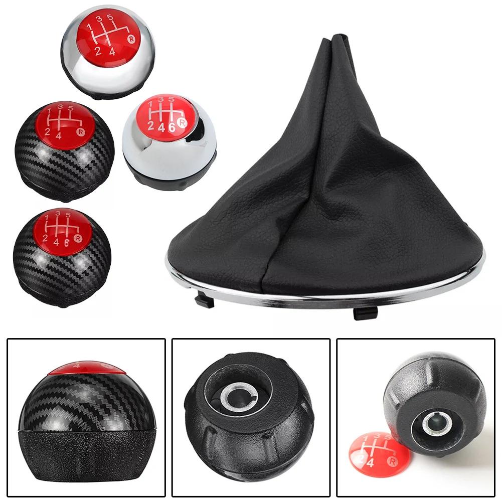 Car Interior Customization Gear Shift Knob Shift Gear Sleeve For Fiat 500C Luxury Design Stylish Interior Upgrade