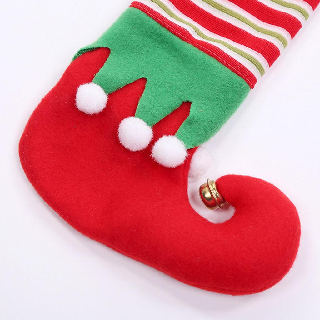 Christmas Chair Leg Socks Floor Protector Stockings Chair Feet Cover Shoes for Dining Chairs for Holiday Home Decoration