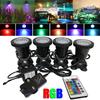 36 LED RGB Submersible Pond Spotlight Remote Control Garden Landscape Lawn Light Outdoor Underwater Fountain Pool Aquarium Lamp