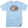 Wildlife Pomeranian Portrait Mens T Shirt Light Blue Officially Licensed