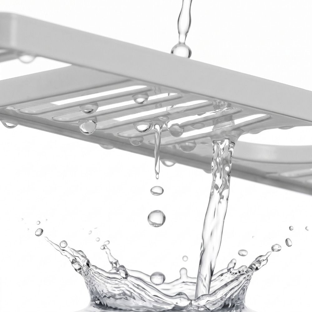 Universal Faucet Storage Shelf Mesh Kitchen Drainage Holder Bathroom Storage Rack Washstand
