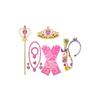 Elmia Princess Headband Hair Accessory Set for Kids, Perfect for Cosplay, Christmas, and Halloween (Pink Gold)
