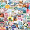 50pcs Singapore Landmark Cartoon Waterproof Stickers for Luggage and Stationery