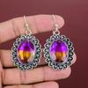 Pendientes de Amatrina Facetada Pendiente de Piedra Natural Joyería Increíble Pendiente de Plata de Ley 925 Joyería Hecha a Mano Pendiente Colgante Regalos Para Ella