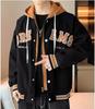 Trendy Japanese-Style Long-Sleeve Hooded Jacket for Men - Autumn/Winter All-Match Fashion
