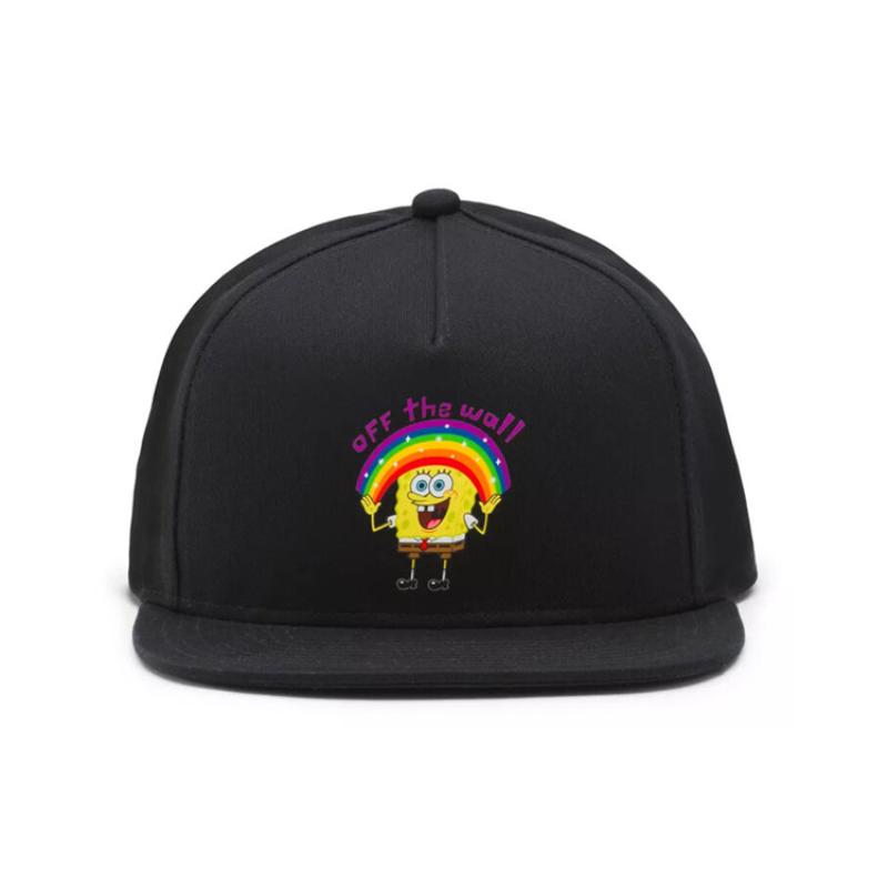 Spongebob Squarepants X Vans Baseball Caps Unisex Black Vans VN0A5FGZZAW1