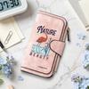 Nature Beauty Flamingo Print Long Wallet Multi Card Slot Large Capacity Vintage Female Purse