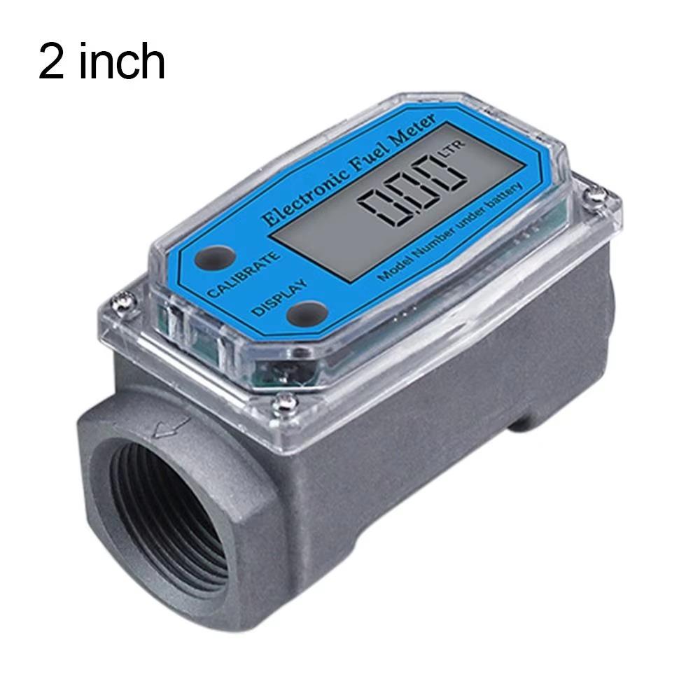 High Precision Digital Flow Meter Aluminum Zinc Zinc Alloy Fuel Flow Meter  Liquid Measurement