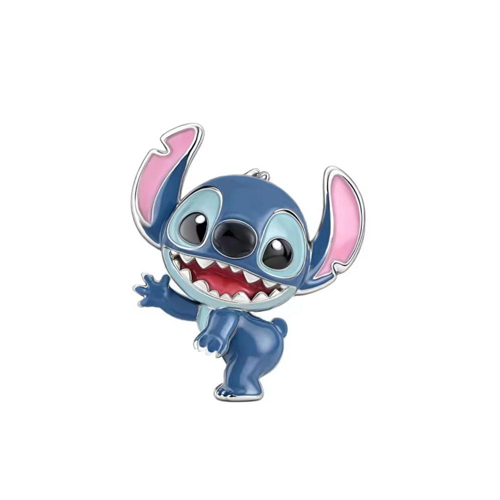New Cute Blue Fox Rabbit Cartoon Necklace 925 Silver European Style Bracelet DIY Women's Charm Fashion Jewelry Gift