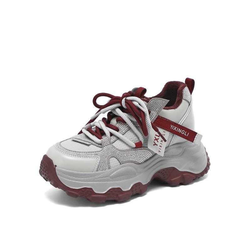 Dicke Sohle Daddy Dicke Sohle Muffin Frühling 2026 Sneaker Vielseitig Leicht Höhe Erhöhend Klein Lässig