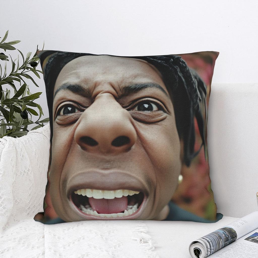Ishowspeed Extra Meme Pillow Cover Design Cushion Cover Cute Funny Pillow Case For Sofa Couch Bed Living Room
