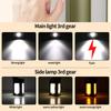 LED Digital Display Camping Light Foldable Hangable Indoor/Outdoor Emergency Light Solar-Powered/Rechargeable Household Light