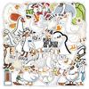 54 Cartoon Goose Graffiti Stickers for DIY Decoration - Waterproof for Phone Cases, Notebooks, Skateboards.