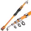 SOUGAYILANG 1Pc/2Pcs/3Pcs/4Pcs/5Pcs 1.5m/1.8m Fishing Rods 5 Colors Protable Telescopic Spinning Fishing Rod for Carp Fishing