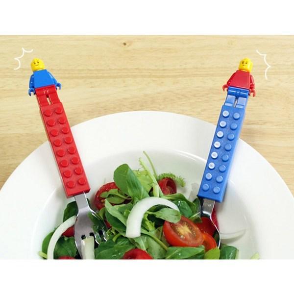 Oxford Block Spoon and Fork Case Set, Blue, 1 Set