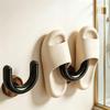 Suction Cup Slipper Rack with Towel Hook
