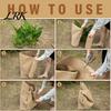 Landscape Tree Frost Barrier Natural Burlap Wrap, Winter Plant Trunk Protector, Fruit Guard Fabric Freeze Protection Wrap for Shrubs, Outdoor